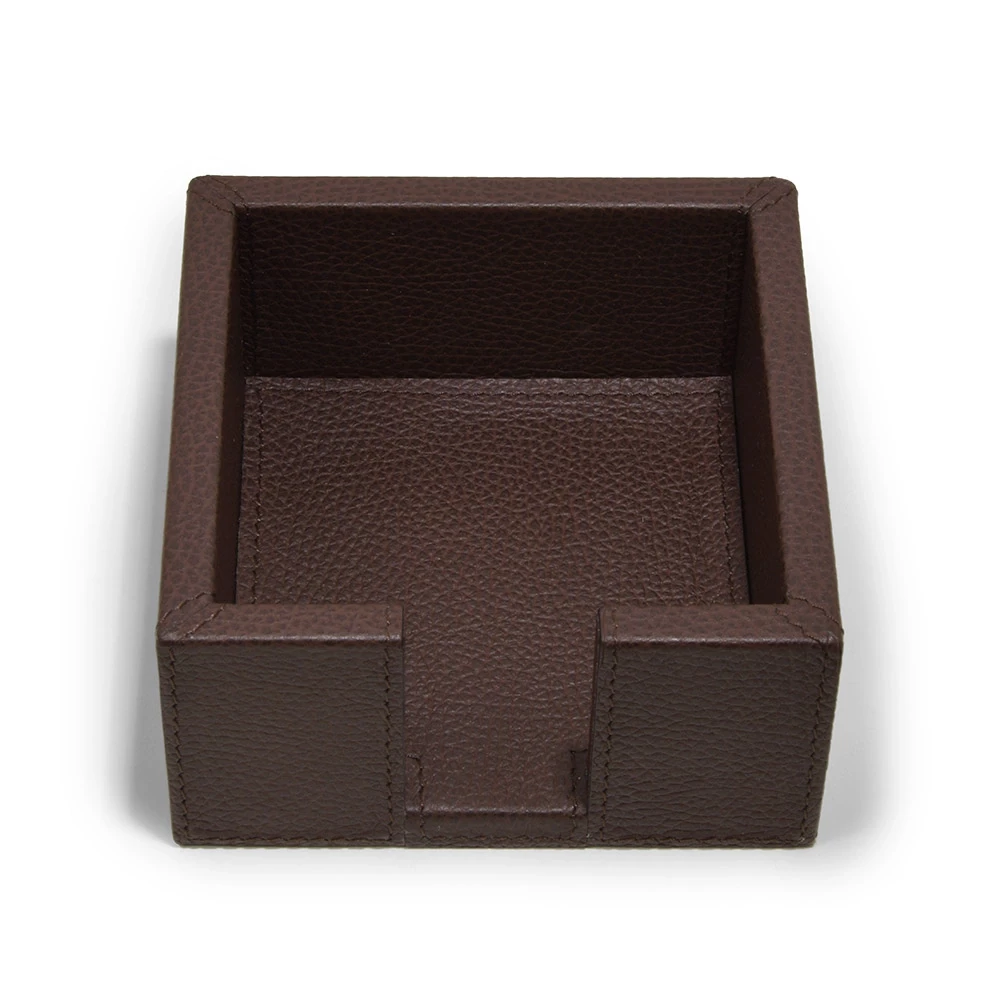 notizzettelbox_quadratisch_leder_in_hirsch-optik_mocca_2 Notizzettelbox quadratisch, Leder in Hirsch-Optik, Mocca