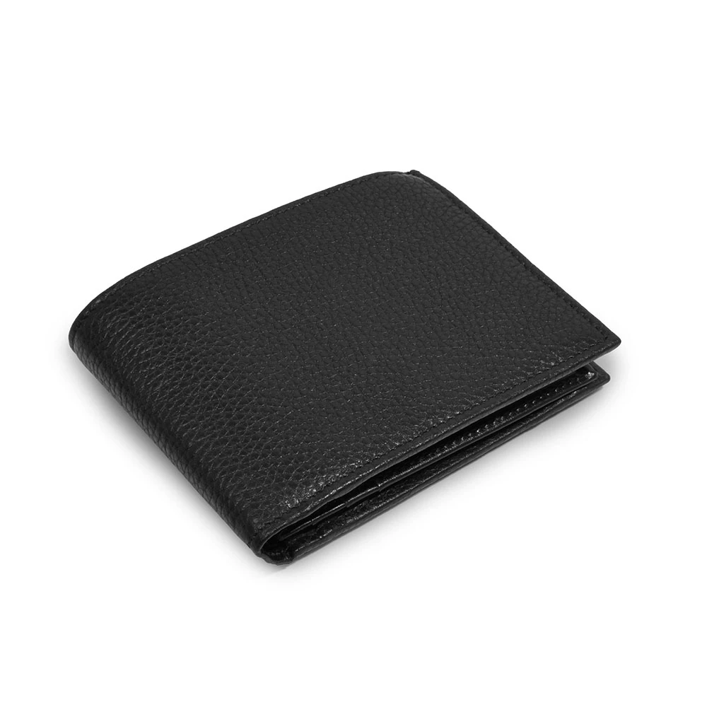 portemonnaie_mit_muenzfach_adri_breit_leder_3 Leder Portemonnaie Breit mit Überschlag Schwarz