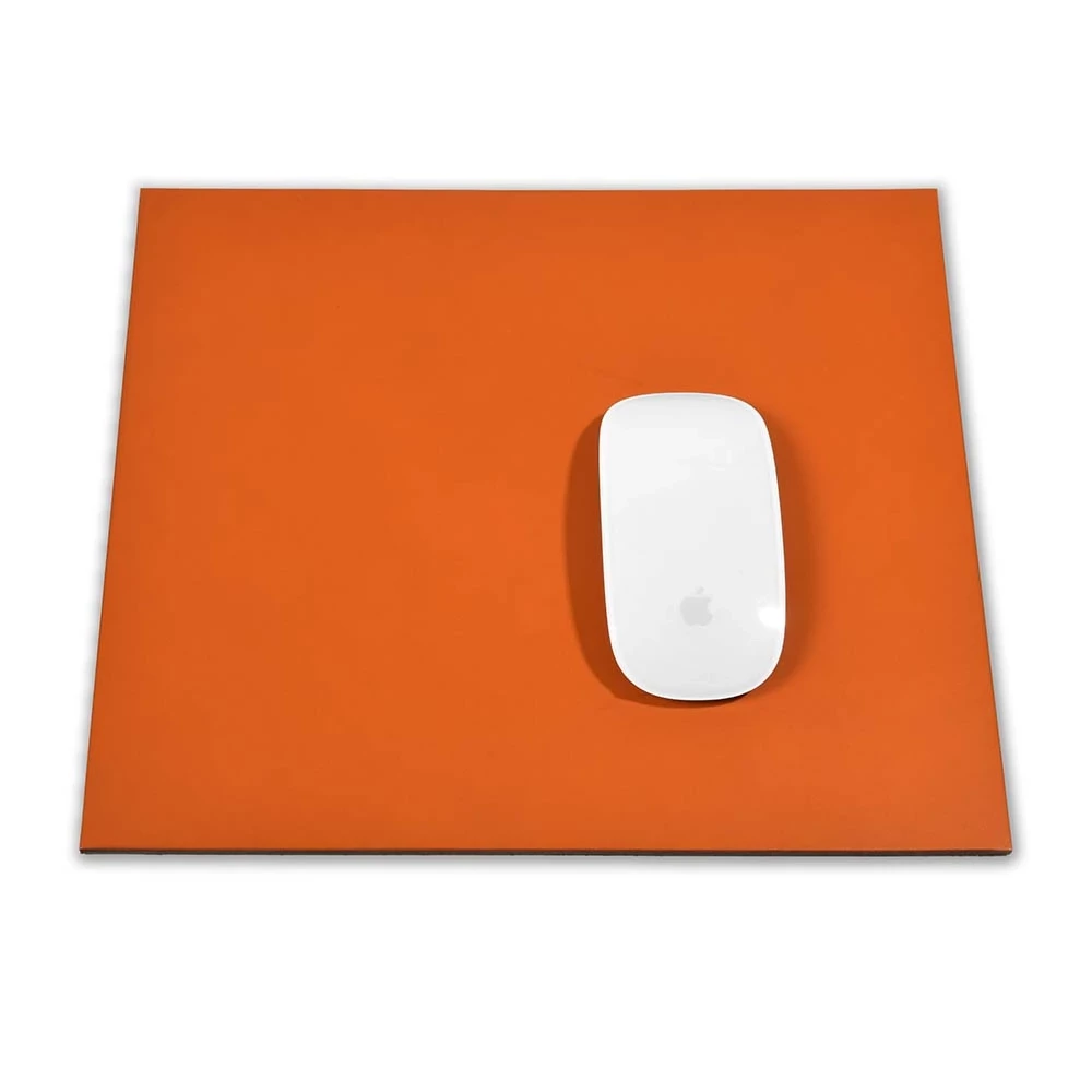 leder_mousepad_gross_20 Mouse pad, leather, 28.0 x 25.0 cm, red