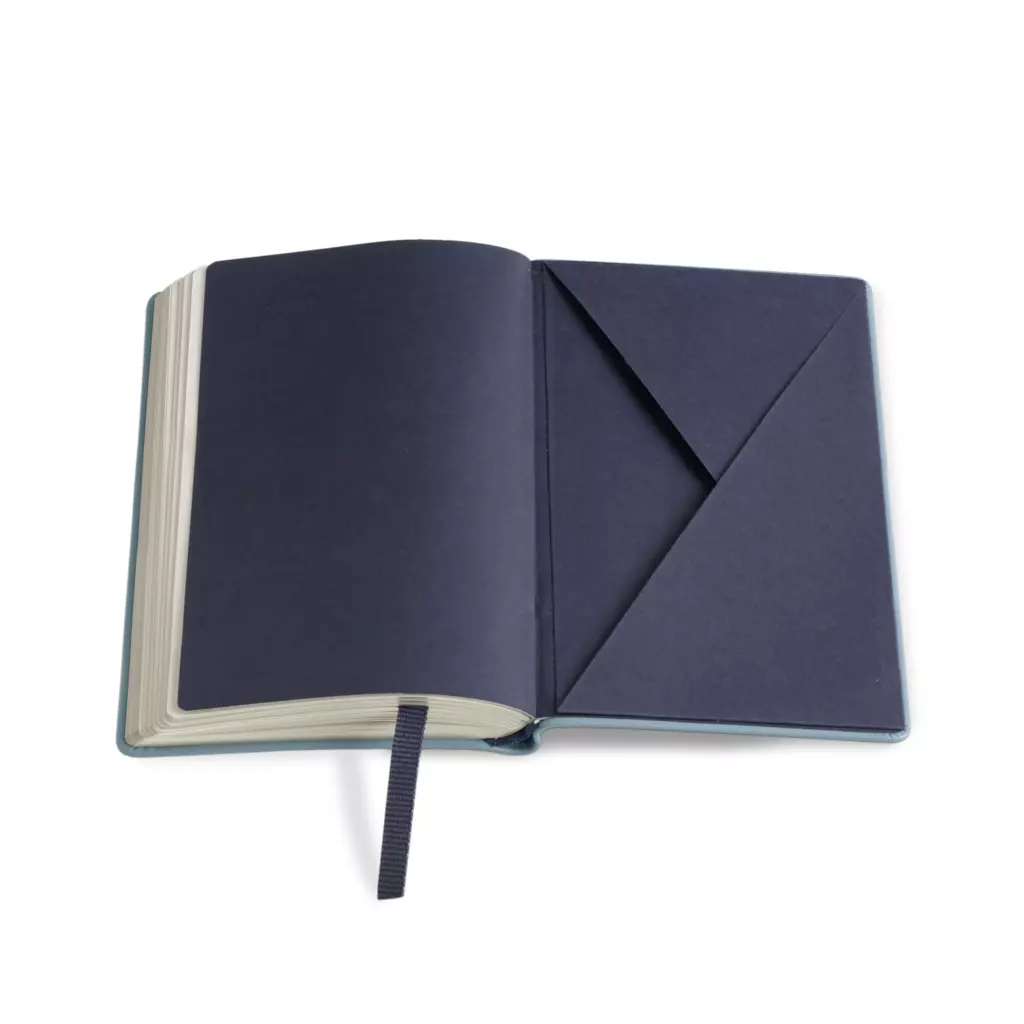 Journal L Notizbuch blanko ohne Prägung Nero