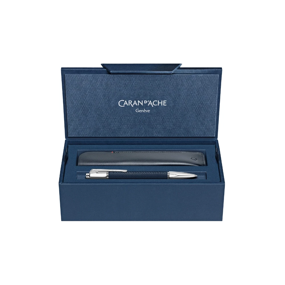 Caran d'Ache Kugelschreiber Varius Trophy Set mit Lederetui