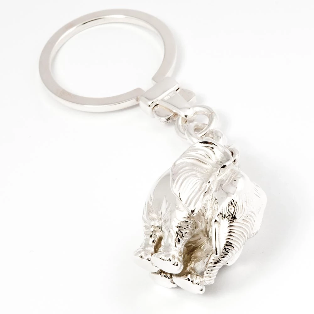 schluesselkette_elefant_925_sterlingsilber_2 Schlüsselkette Elefant 925 Silber