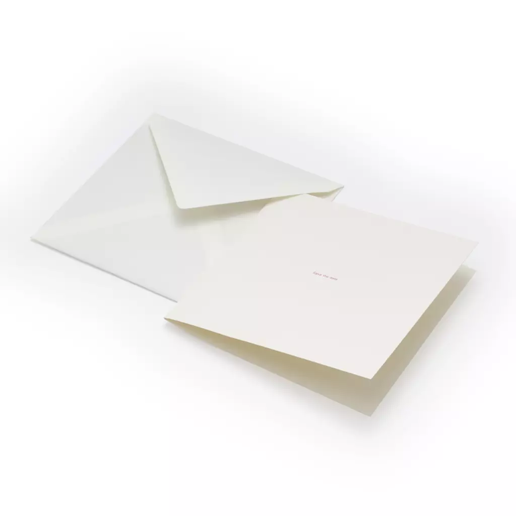 Grußkarte Save the date Helvetica