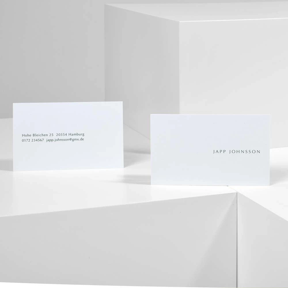 individuelle_visitenkarten_japp_johnson_1 500 custom business cards, Japp Johnson