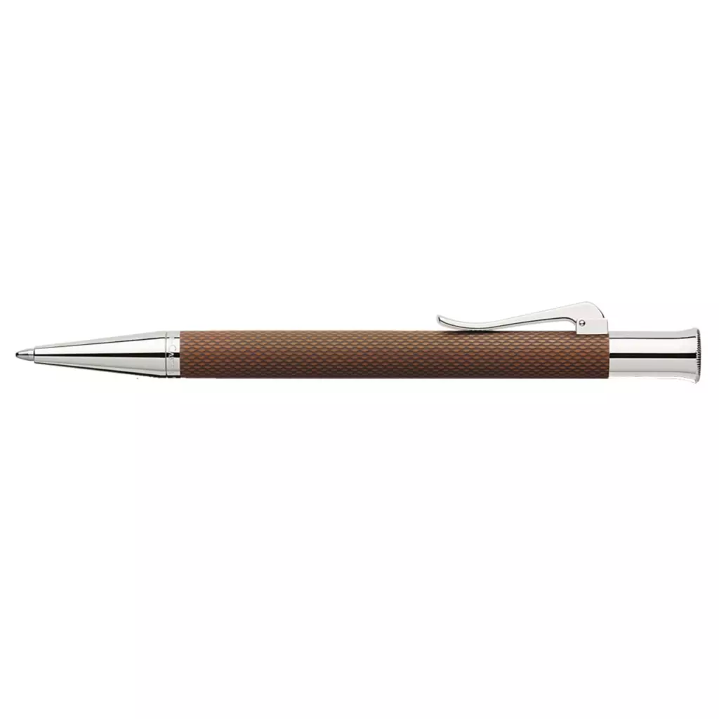 Graf von Faber-Castell Drehkugelschreiber Guilloche Cognac