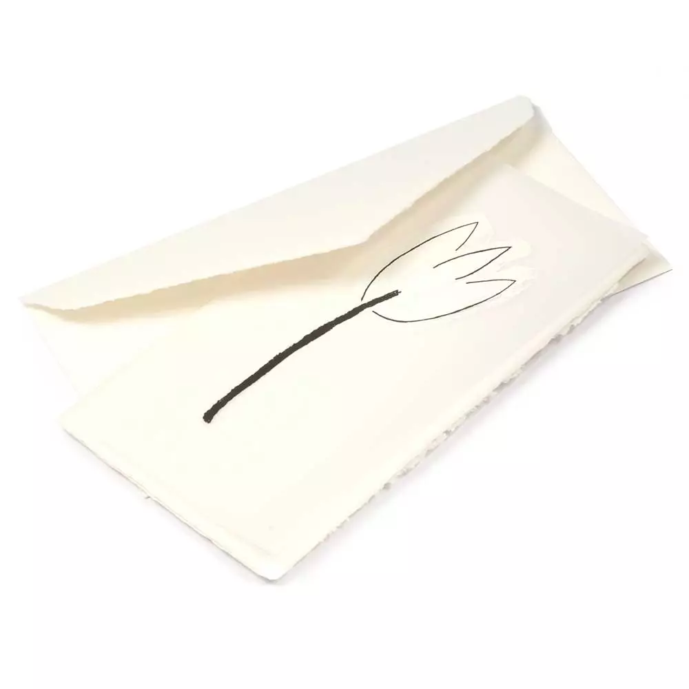 grusskarte_tulipa_buetten_1.webp Grußkarte Tulpe – Büttenpapier