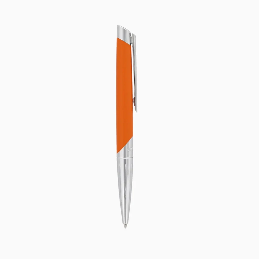 st_dupont_kugelschreiber_defi_matt_orangechrom_1 S.T. Dupont Kugelschreiber Défi MATT orange/chrom