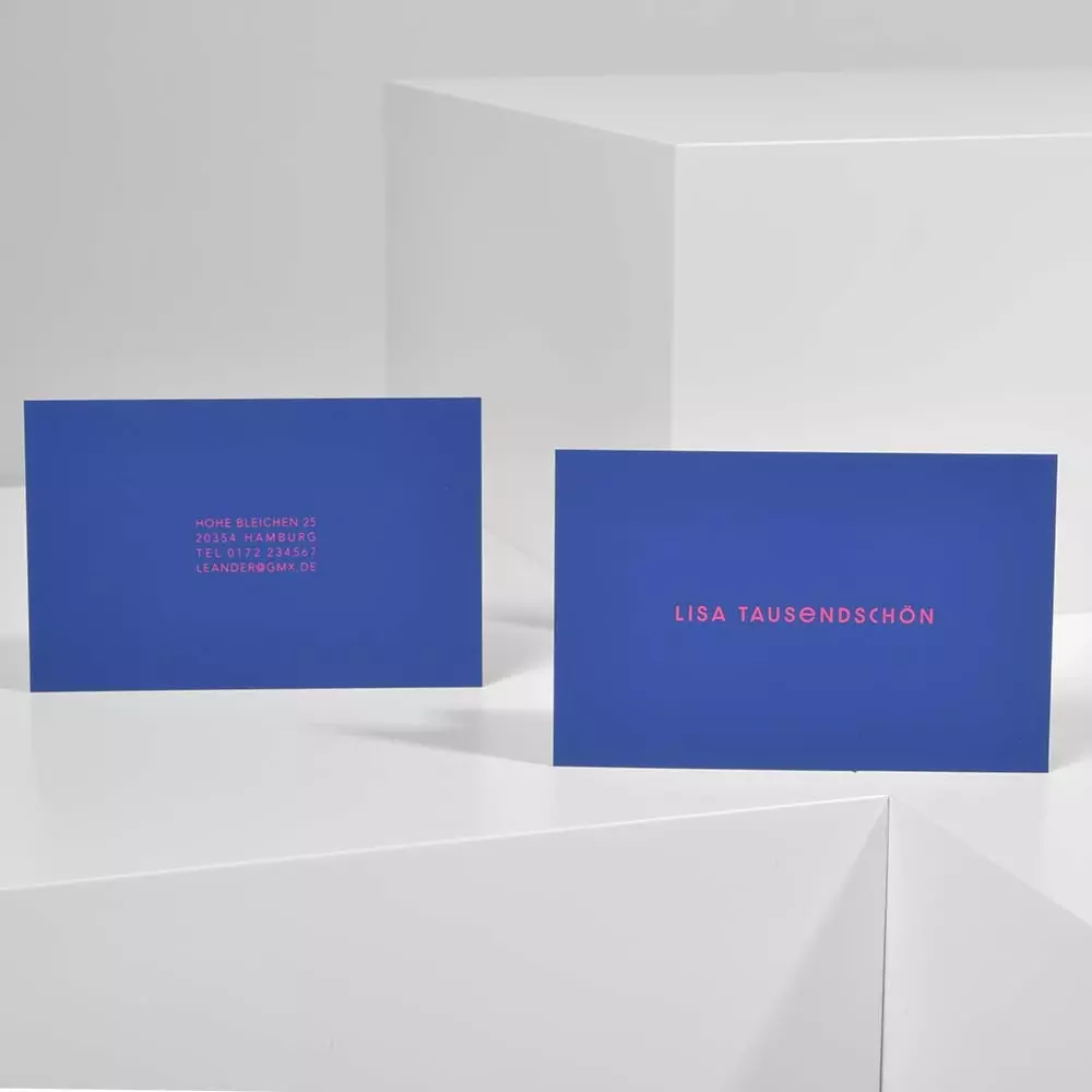 100 individuelle Visitenkarten, Lisa Tausendschön