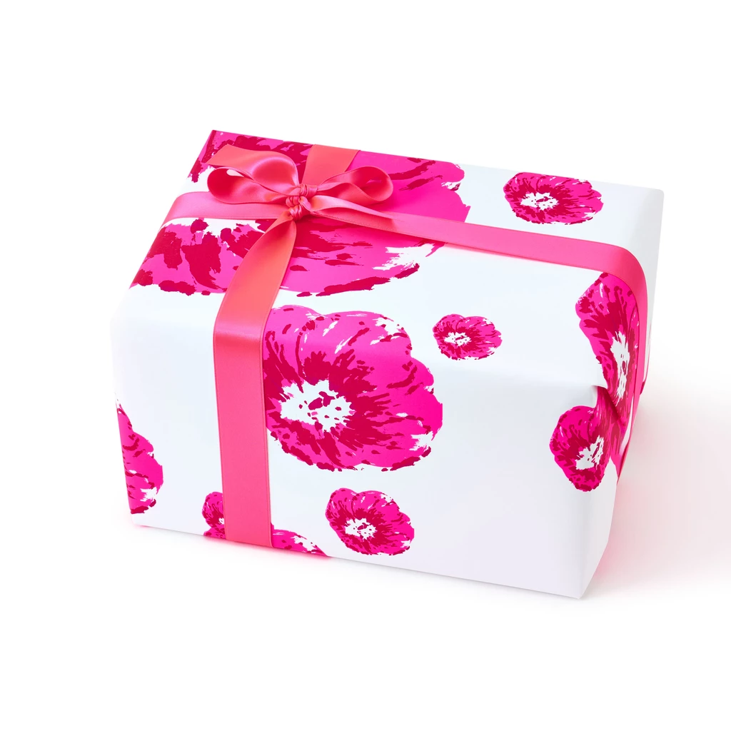Geschenkpapier Klatschmohn Pink – 3 Bögen