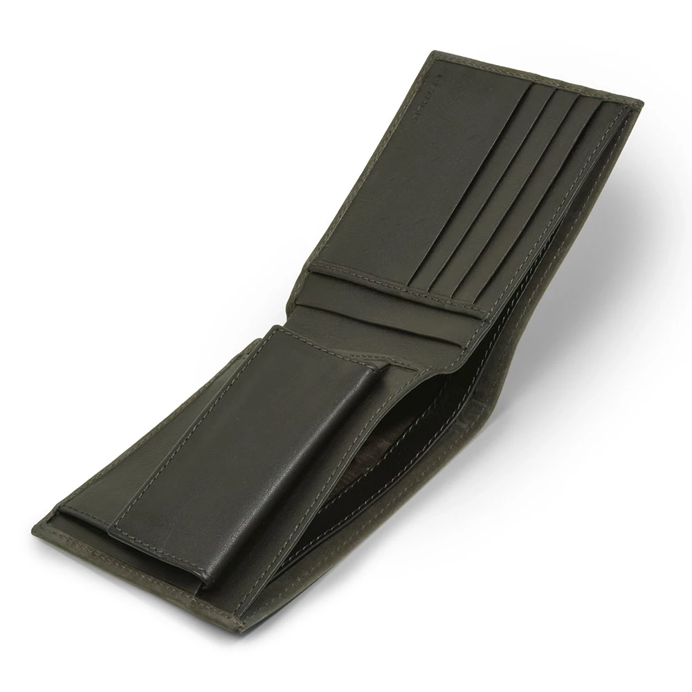 portemonnaie_mit_muenzfach_breit_leder_wash_dunkelgrau_2 Leder Portemonnaie Breit mit Münzfach Dunkelgrau