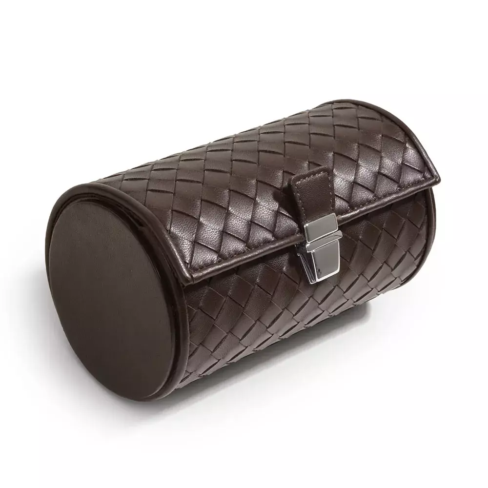 uhrenrolle_fuer_2_uhren_leder_quattro_9.webp Watch Roll Case for 2 Watches, leather Quattro, dark brown