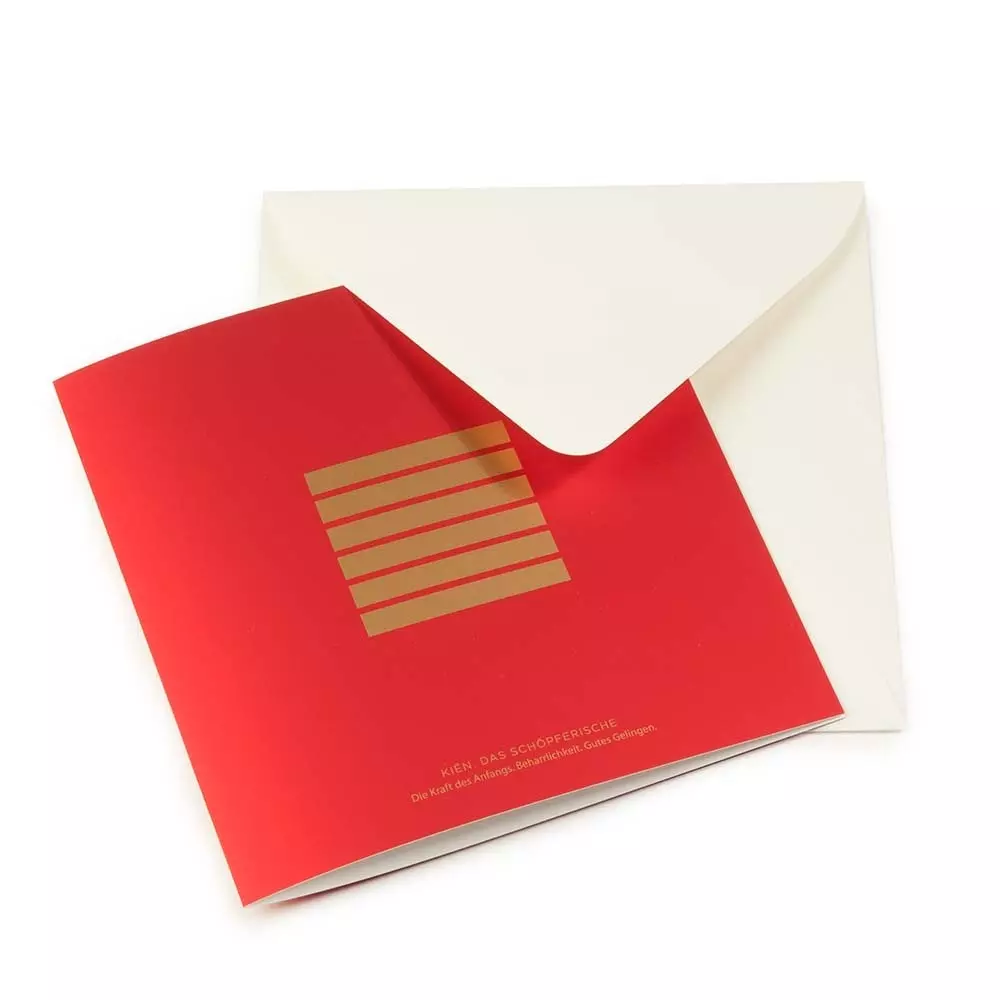 Grußkarte I GING KIEN. Das Schöpferische