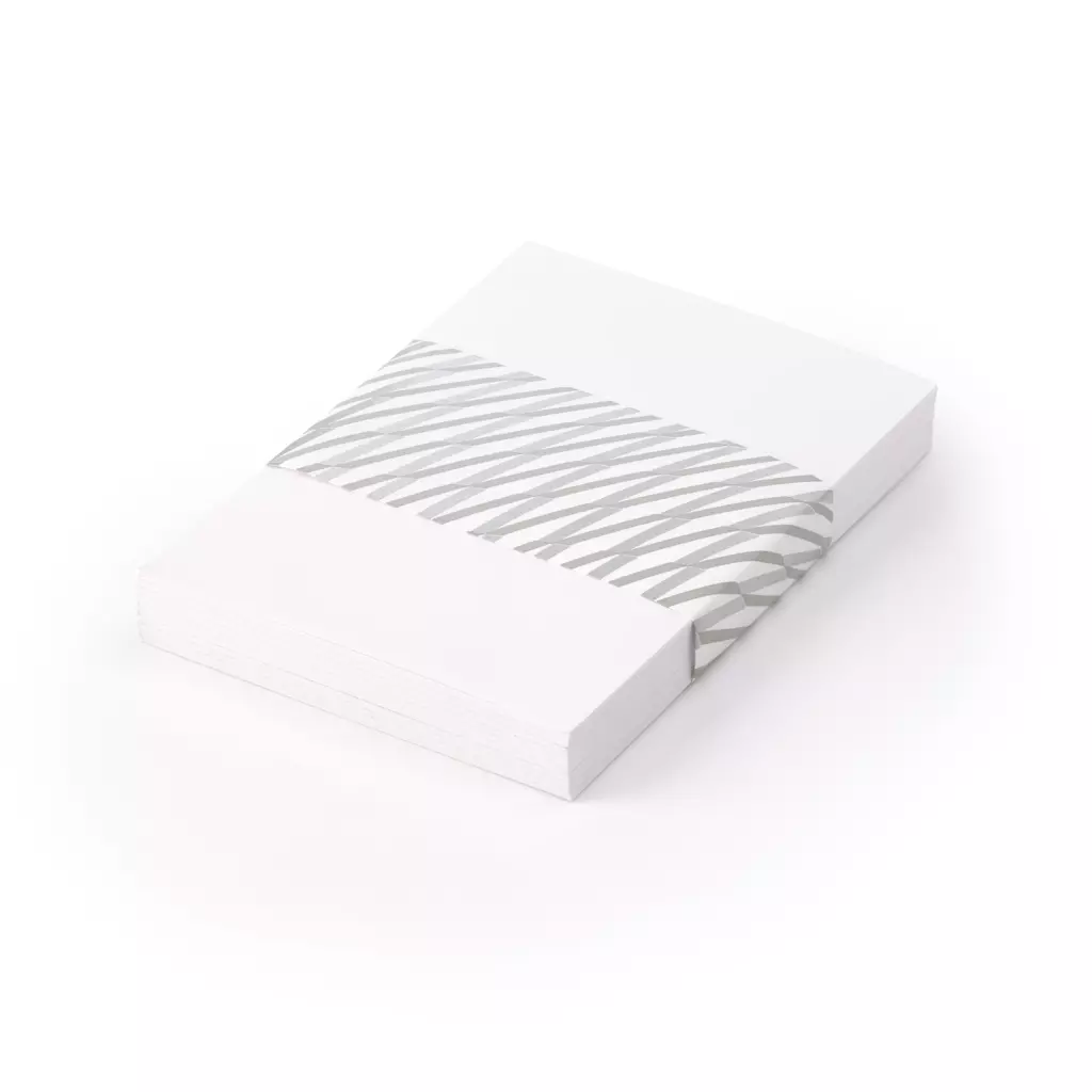 100 Blanko Notizblätter für Jotter, Kollektion 1977