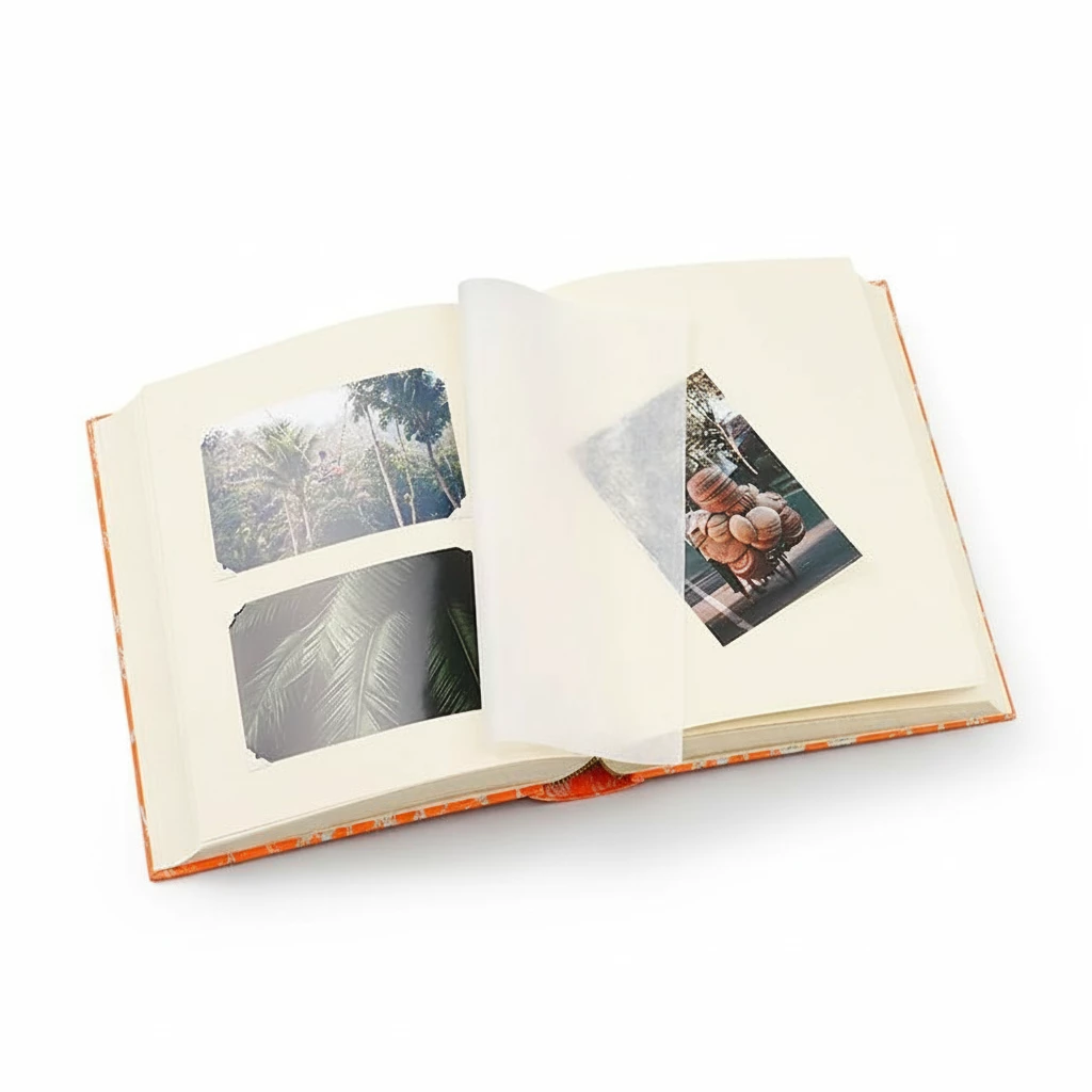 Self-Adhesive Photo Album with Screen-Printed Cover – Medium – Neon Pink – Semikolon × Bet