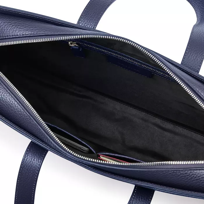 Leder Aktentasche Edge Adri in Dunkelblau - 2
