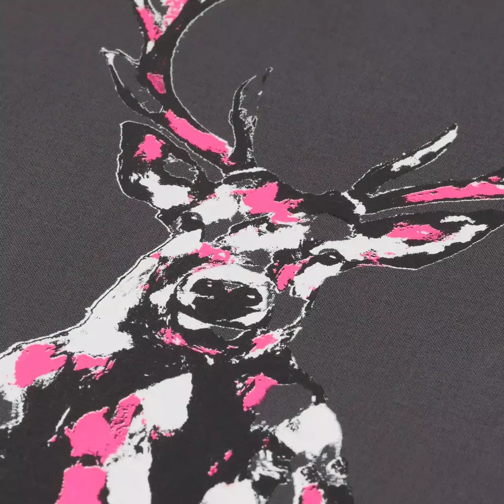 Notizbuch Hirsch A4, blanko, Granit