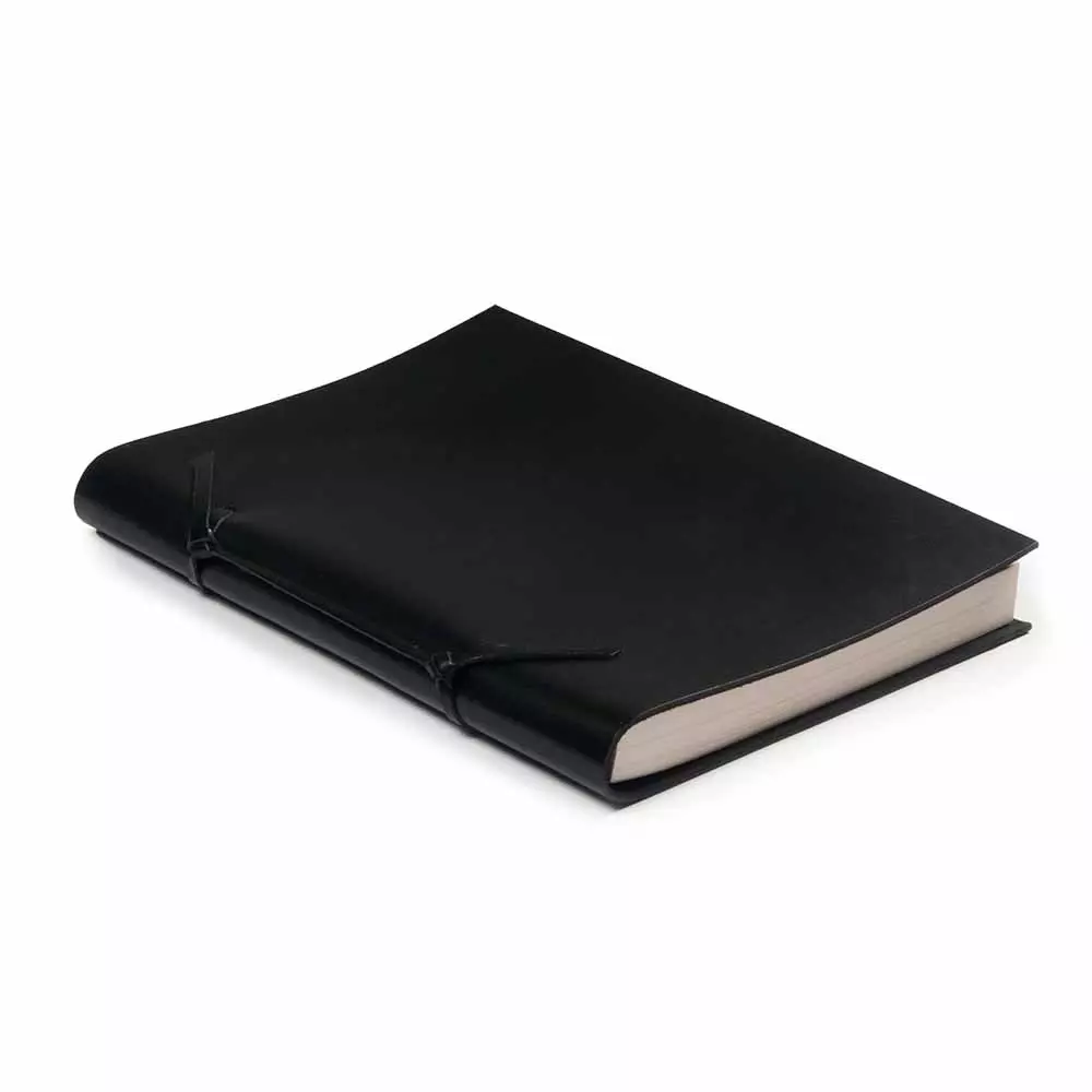 Großes Skizzenbuch Quadernone, Leder, Taupe