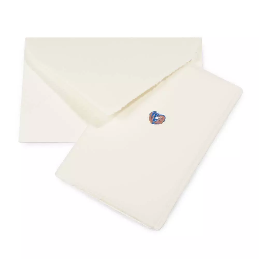 Grußkarte Petit Coeur Bütten