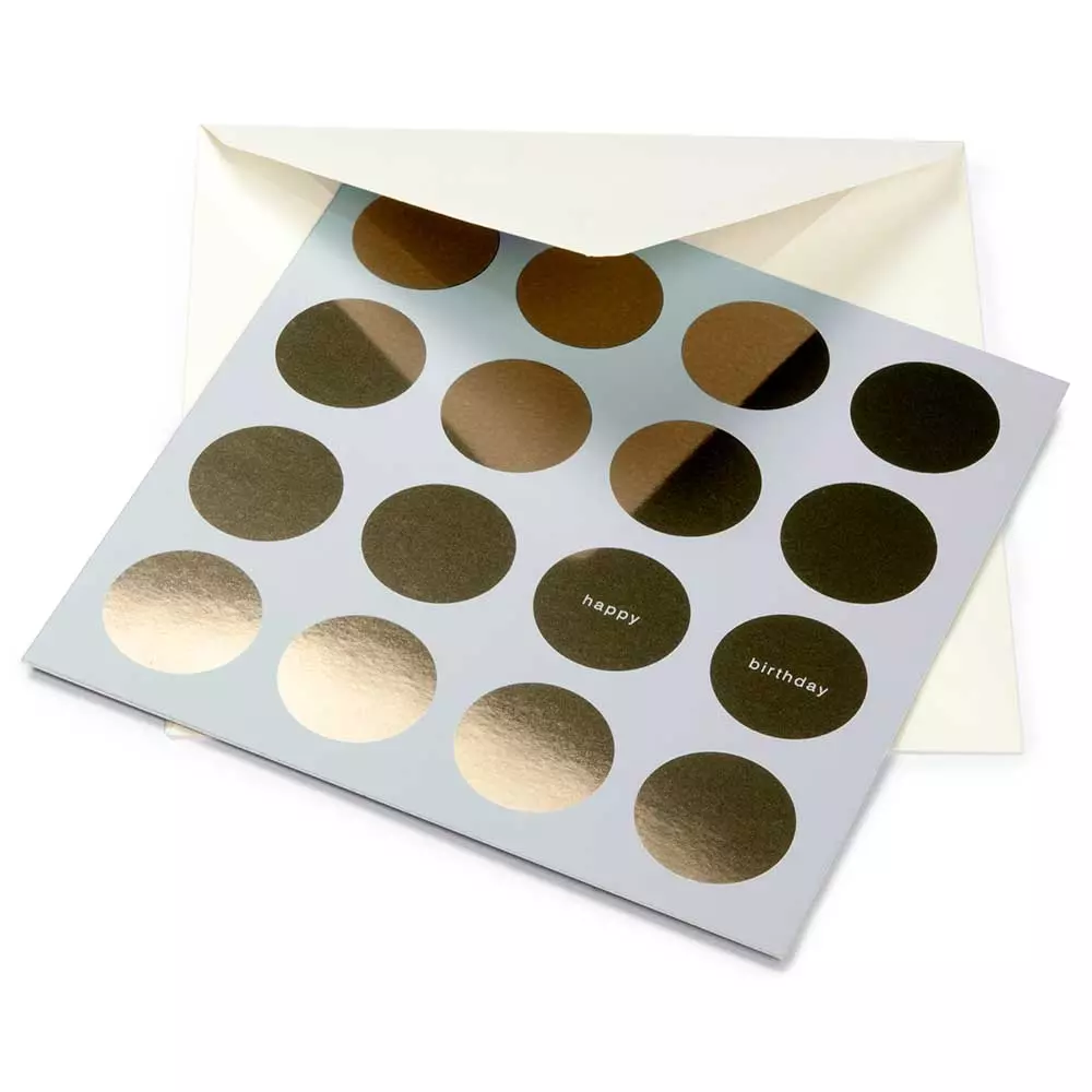 grusskarte_geburtstag_dots_happy_birthday_silberblau_2.webp Greeting card dots happy birthday silver/blue