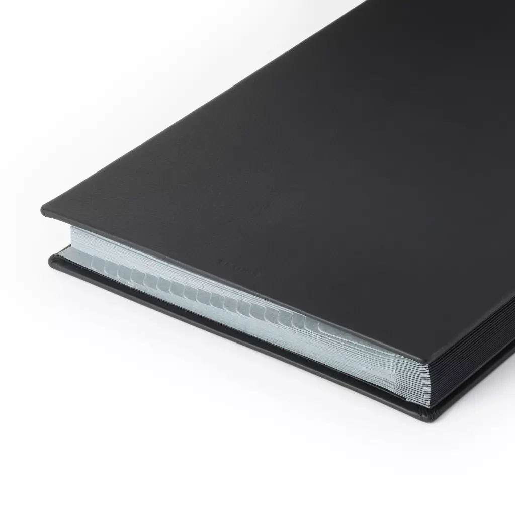 Unterschriftenmappe, Kollektion 1977, Leder, Blau