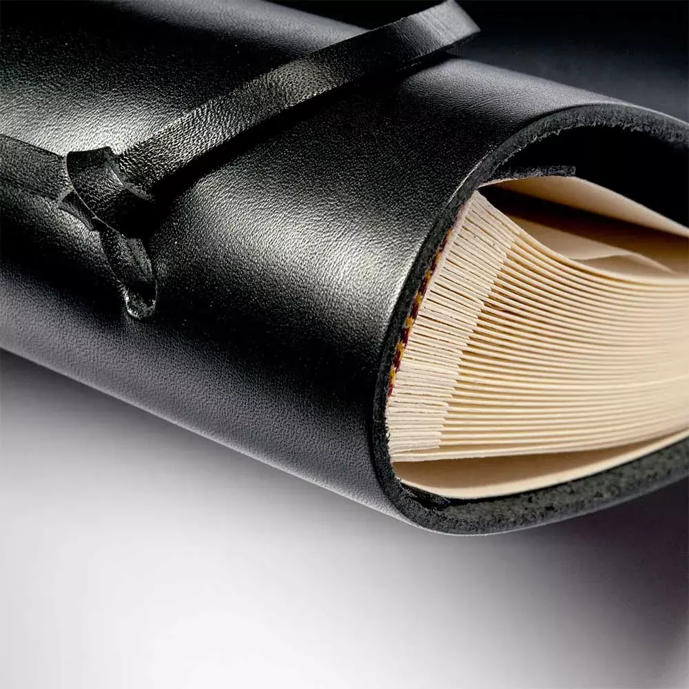 Fotoalbum mit 30 Blatt, Leder, 23,0x30,0 cm, Dunkelgrau