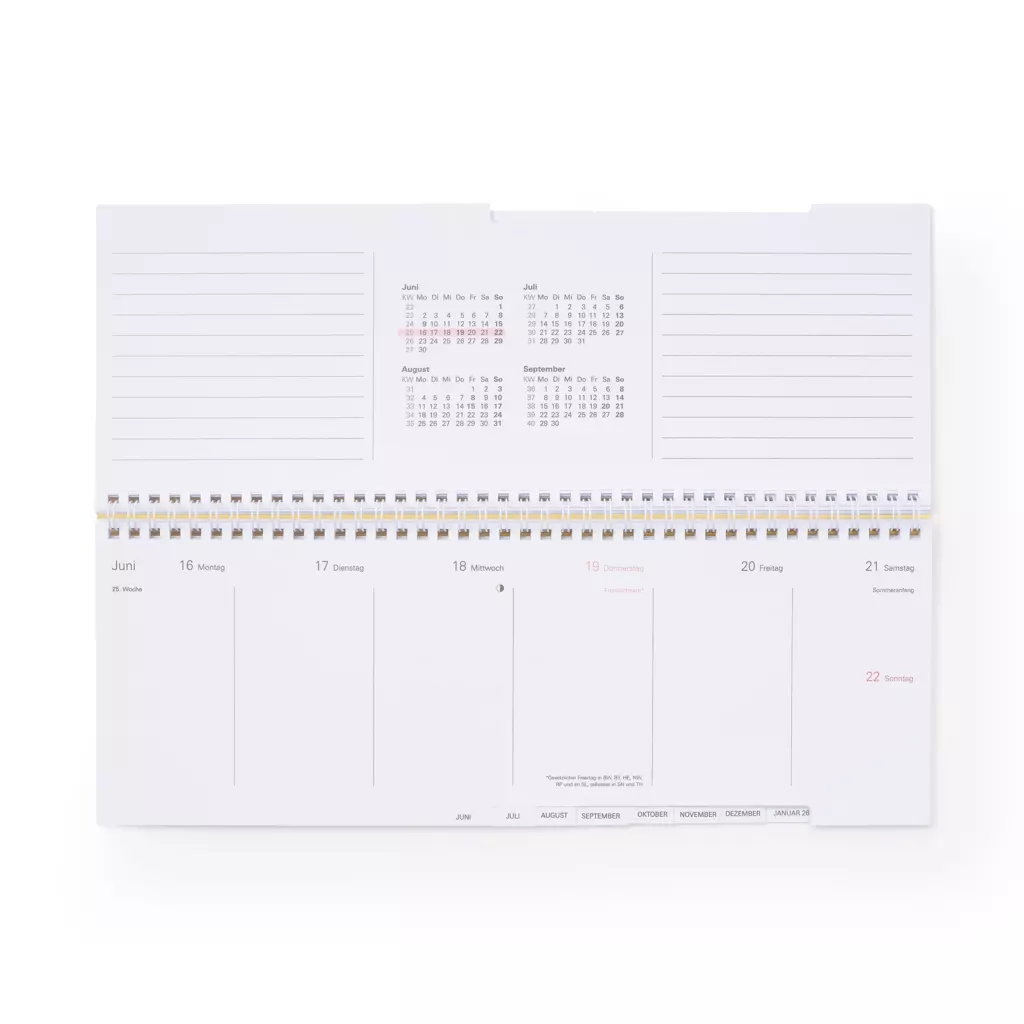 Kalender Disponent 2026