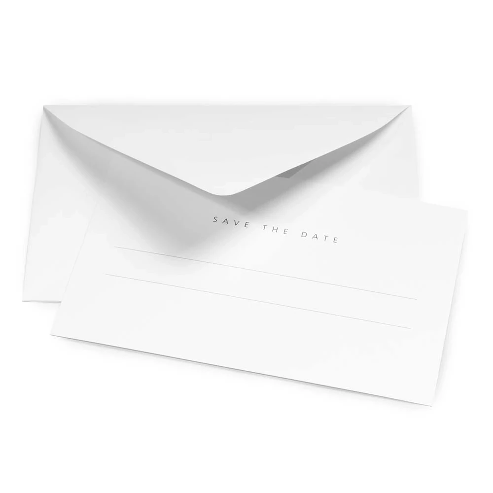 Grußkarte Save-the-Date-Karte – Einladung Set BlancBlanc