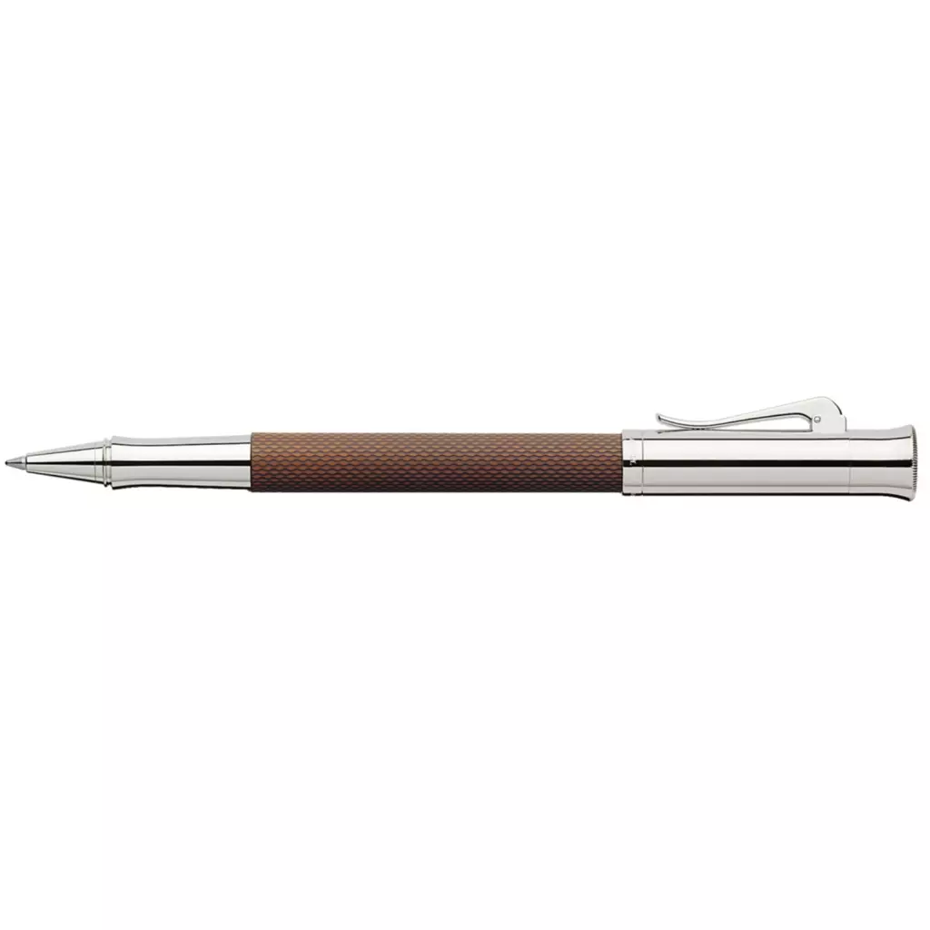 Graf von Faber-Castell Tintenroller Guilloche Cognac