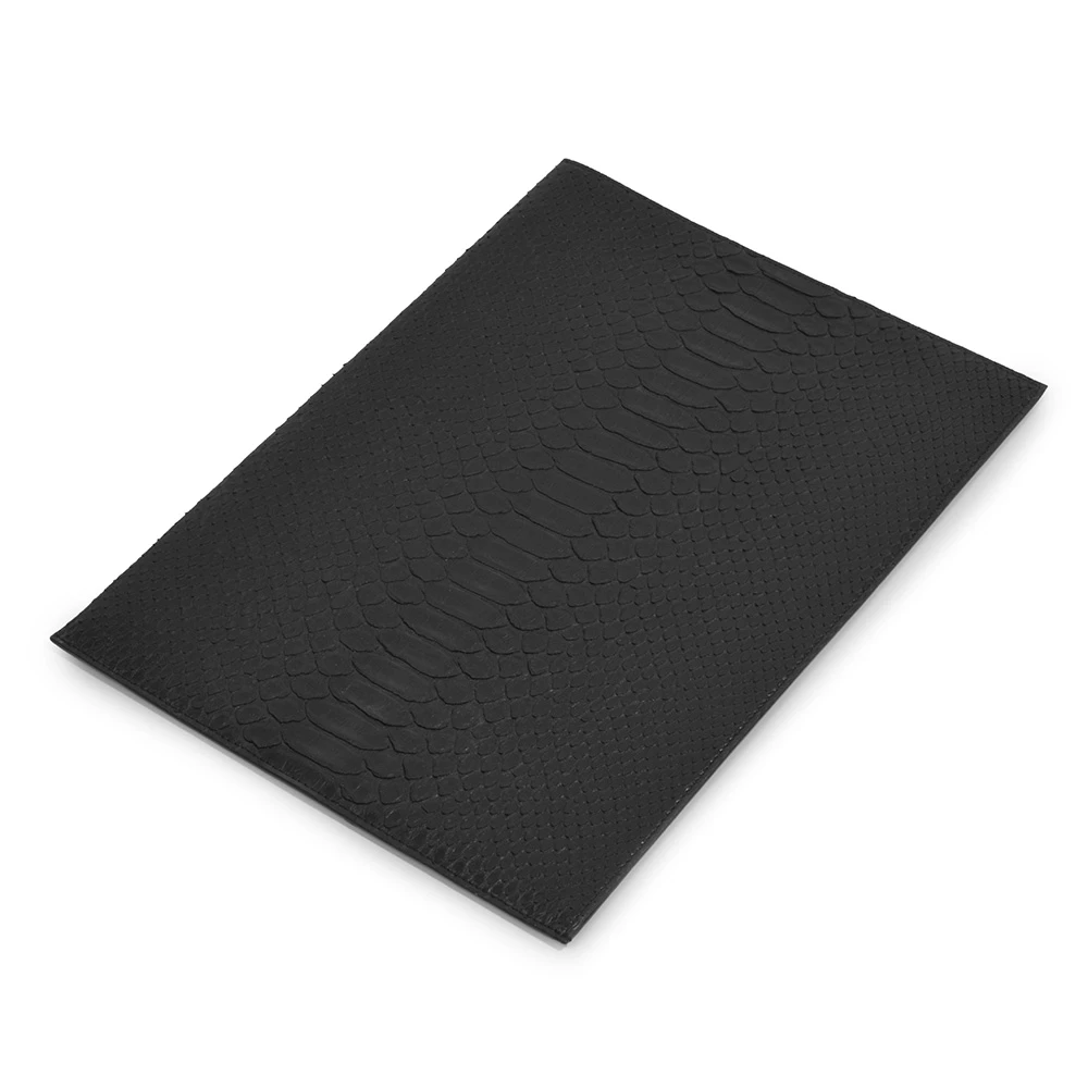 dokumentenmappe_briefecke_a4_pythonleder_9 Leder Dokumentenmappe A4 Schwarz