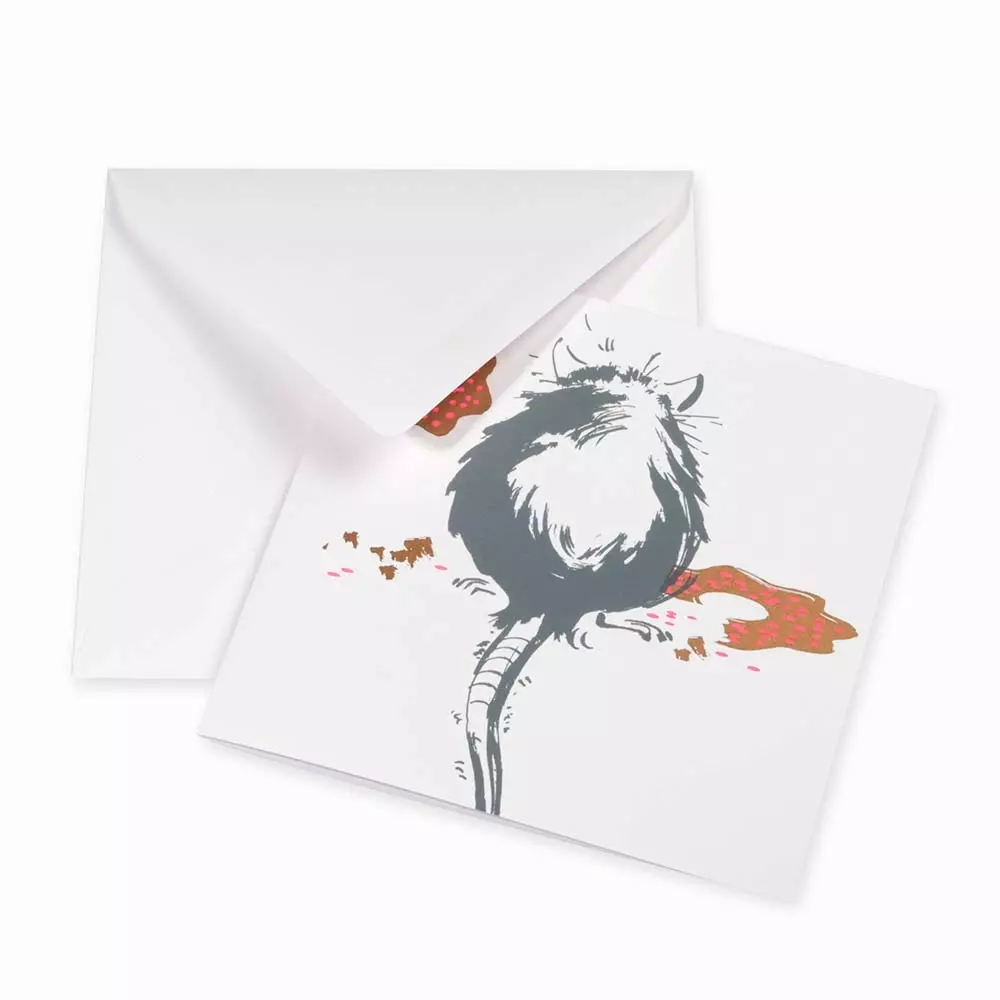 Christmas card nibble nibble gnaw