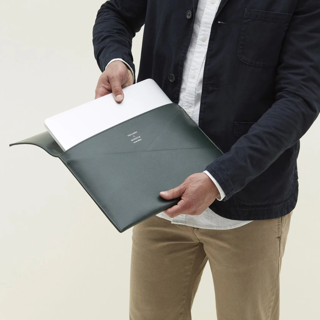 Leder Laptoptasche