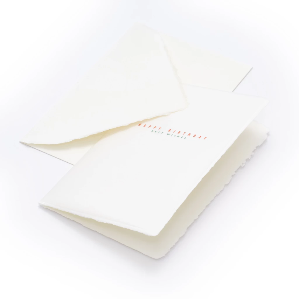 grusskarte_happy_birthday_best_wishes_buetten_1 Geburtstagskarte Happy Birthday – Büttenpapier