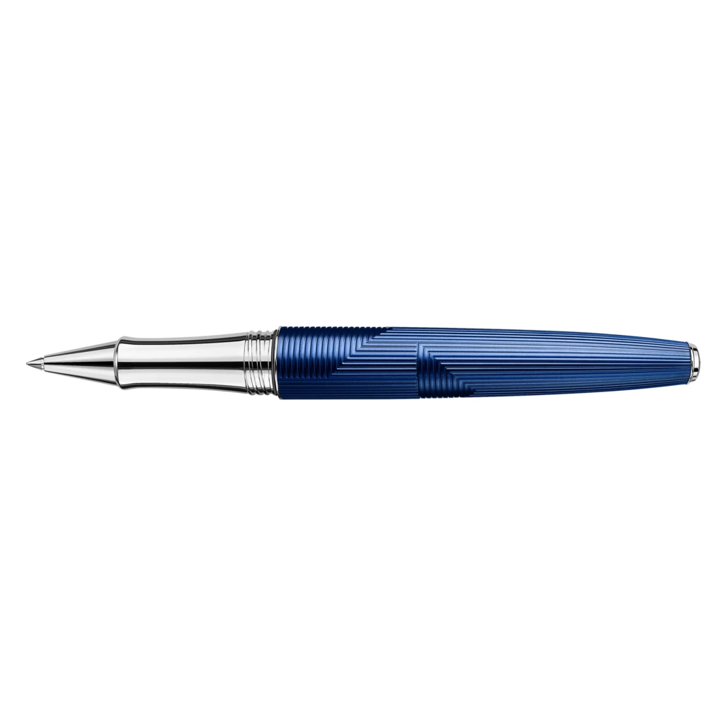 Caran d'Ache Tintenroller Léman Bleu Marin rhodiniert