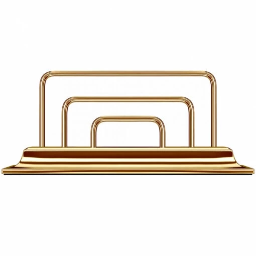 El Casco Briefständer M672 vergoldet