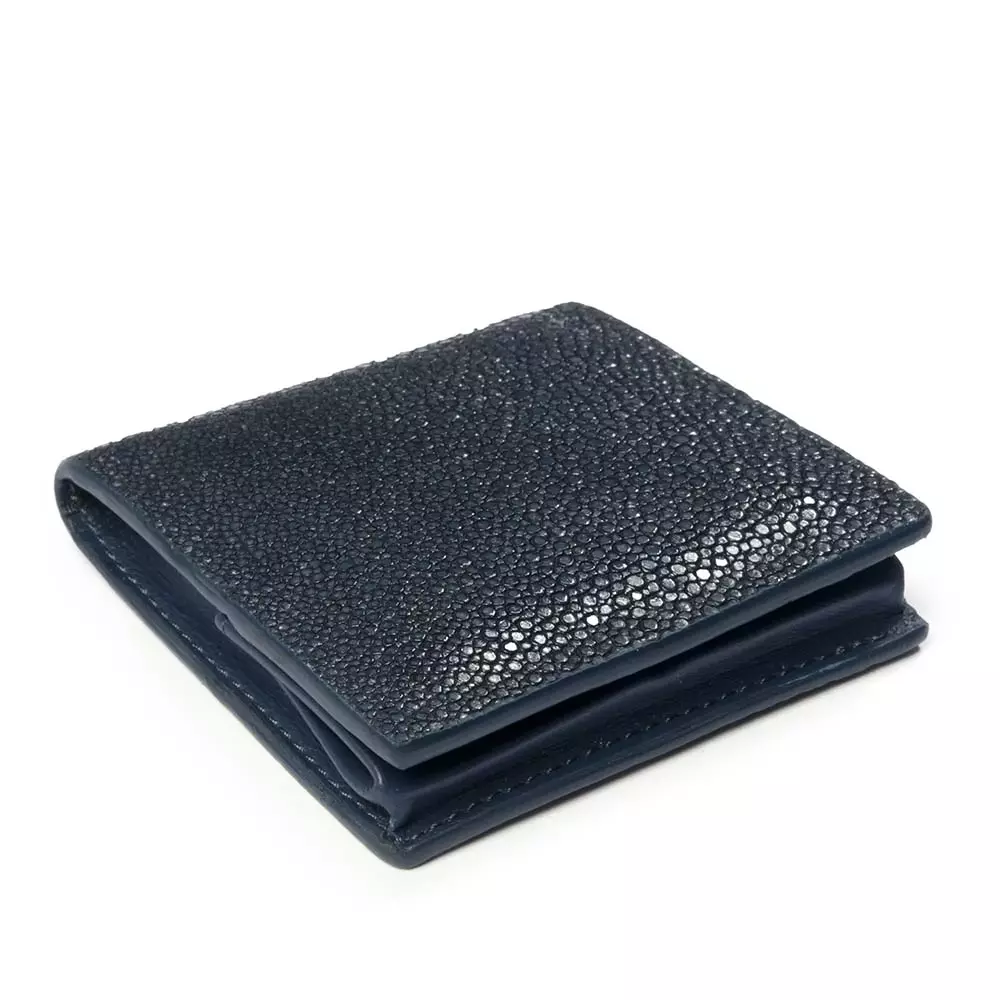 muenzgeldboerse_wiener_schachtel_rochenleder_7.webp Coin purse Viennese box, shagreen leather, black
