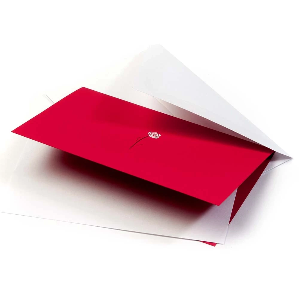 grusskarte_rose_pure_rot_mini_3 Greeting card rose pure red mini