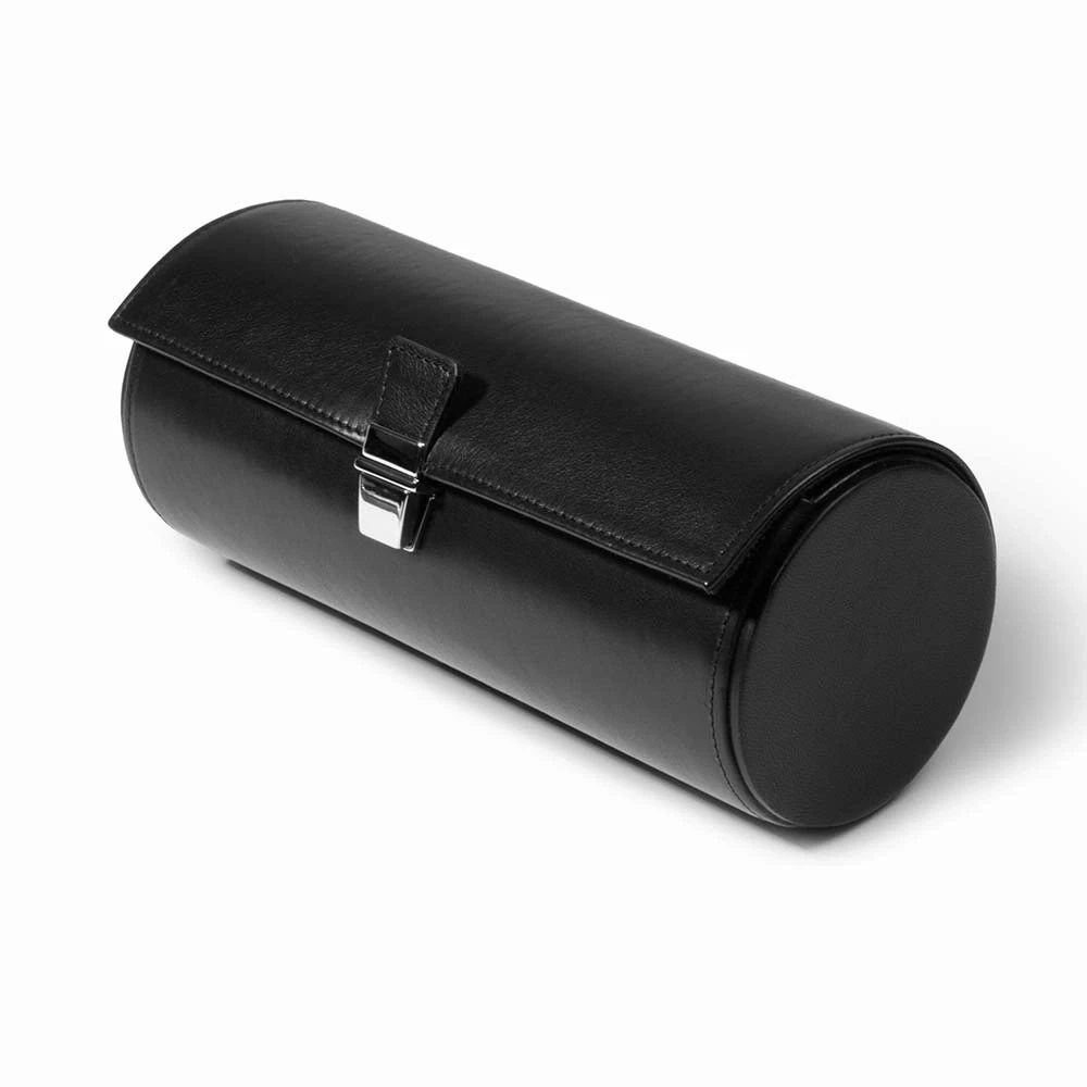 leder_uhrenrolle_fuer_3_uhren_nappa_schwarz_4 Leder Uhrenrolle für 2 Uhren Nappa Schwarz