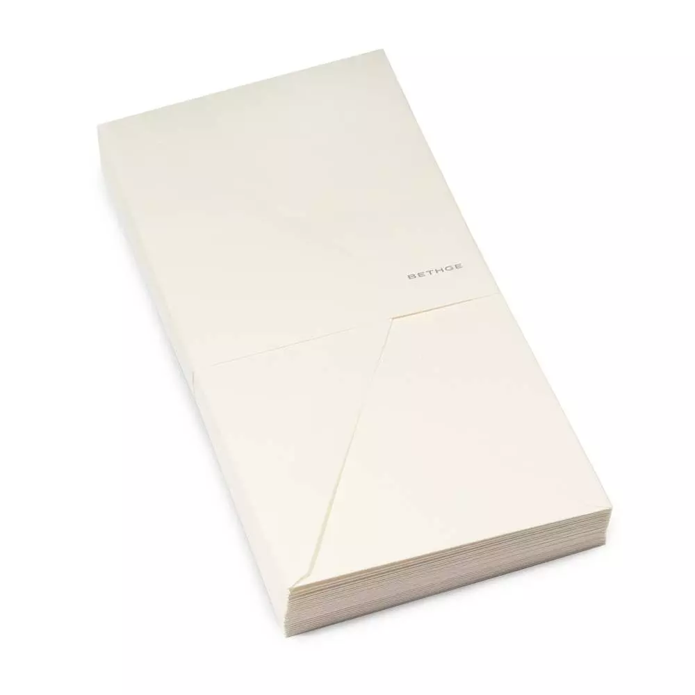 25 Umschläge DIN lang, Smooth Ivory