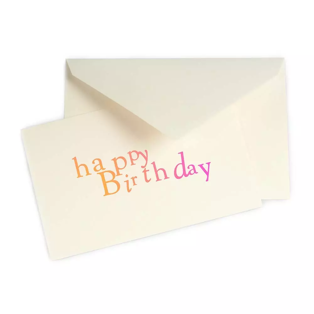 grusskarte_geburtstag_mrs_eaves_orangepink_2.webp Greeting card happy Birthday Mrs. Eaves orange/pink