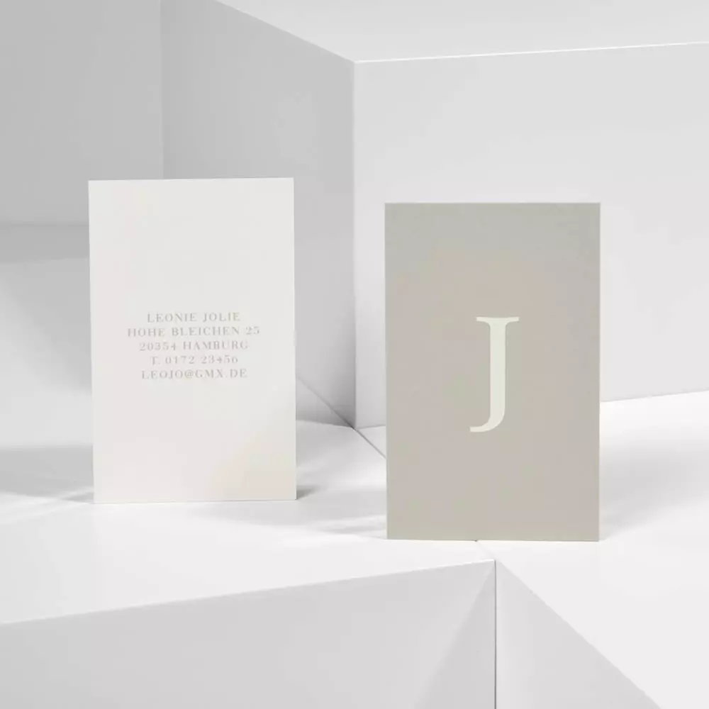 100 individuelle Visitenkarten, Leonie Jolie