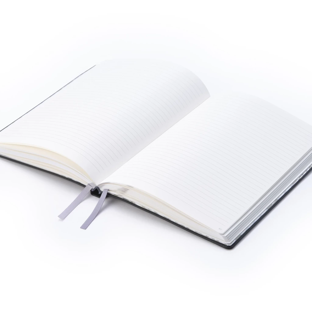 Leder Notizbuch A4 Violet blanko