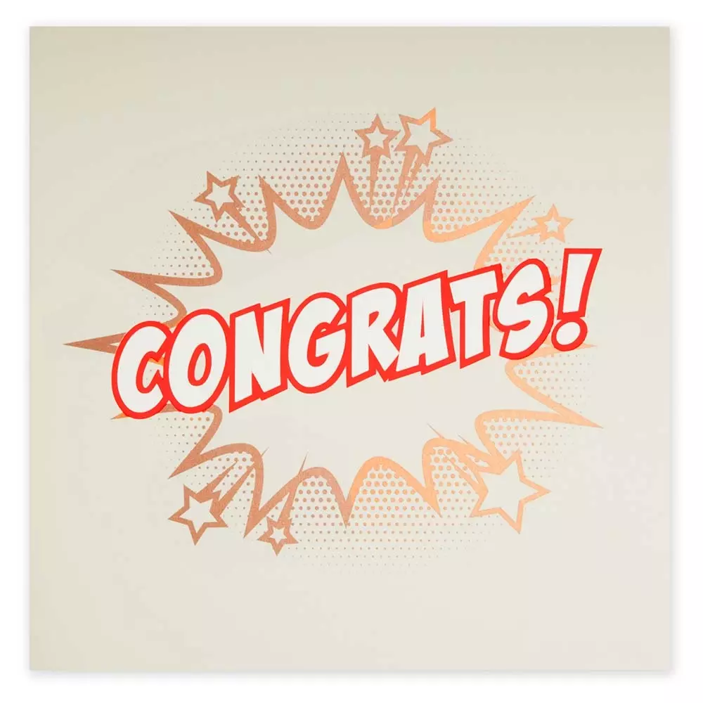 Grußkarte Congrats! Grußkarte Congrats!