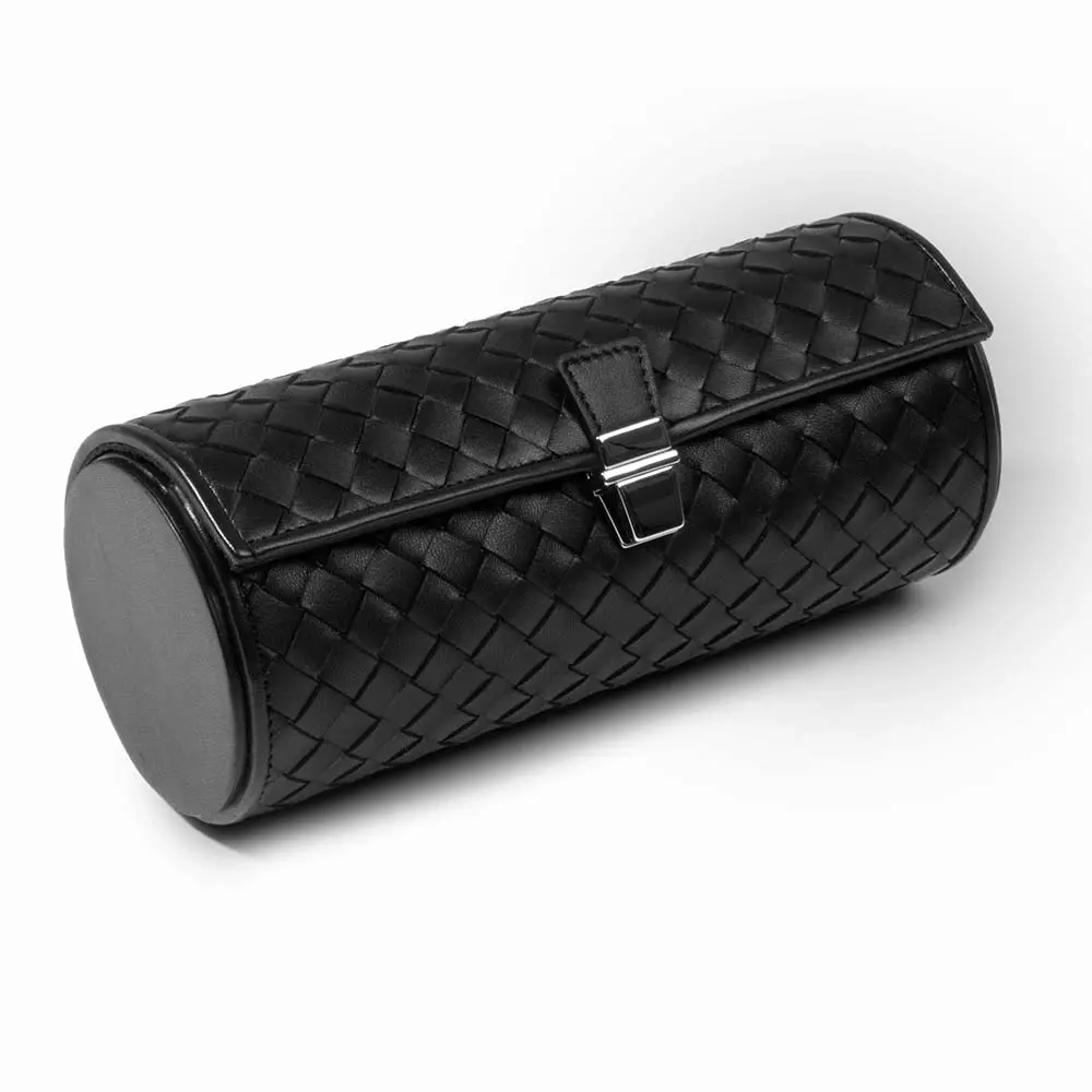 uhrenrolle_fuer_3_uhren_leder_quattro_11.webp Watch Roll Case for 3 Watches, leather Quattro, black