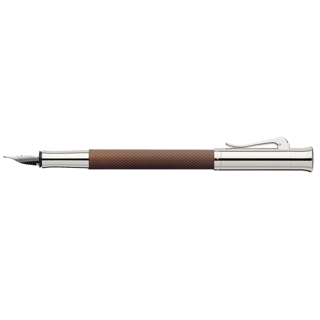 graf_von_faber-castell_fuellfederhalter_guilloche_cognac_m_4 Graf von Faber-Castell Guilloche Cognac Fountain Pen, M nib