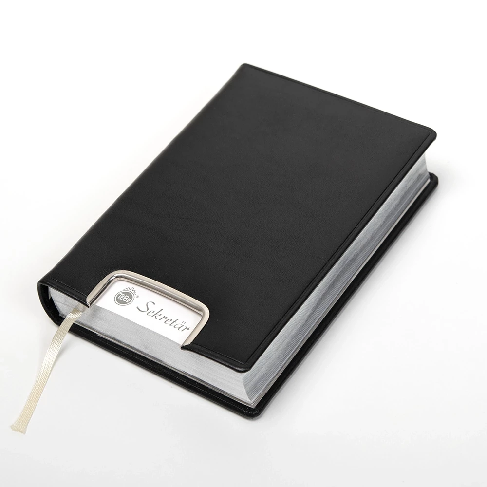 sekretaer_tageskalender_2024_11 Ausgabe C Wochenkalender 2026 Kunstleder TeBeskin schwarz