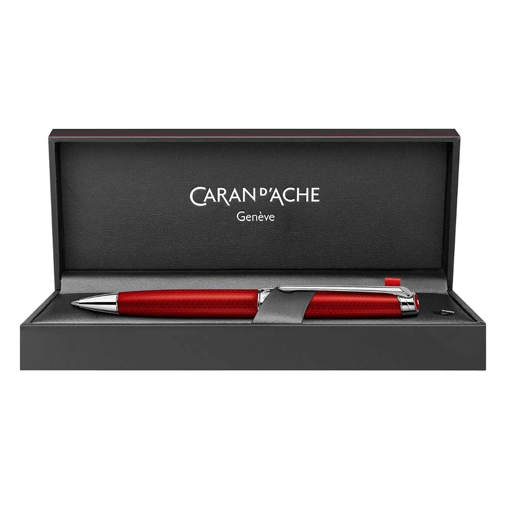 caran_dache_kugelschreiber_leman_rouge_carmin_versrhod_2 Caran d'Ache Kugelschreiber Léman Rouge Carmin vers./rhod.