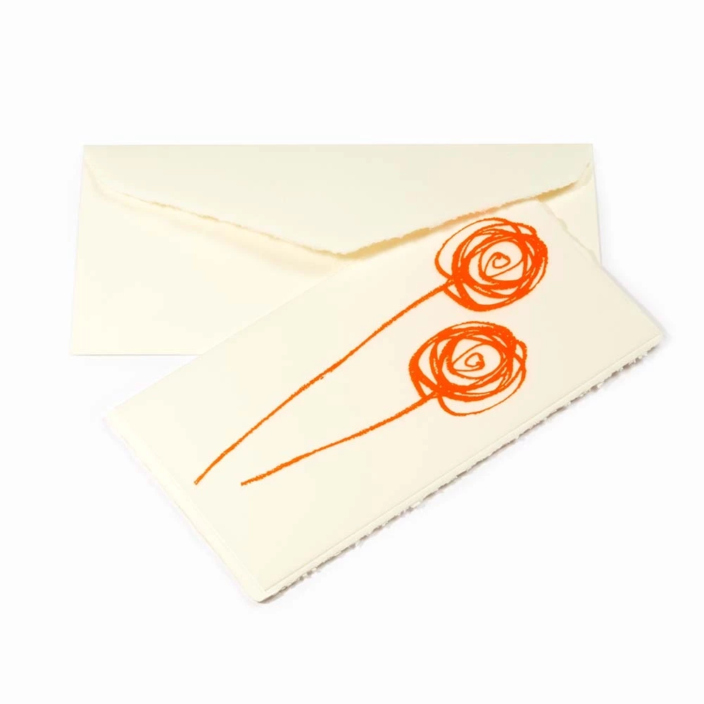 grusskarte_fairy_flower_neonorange_buetten_2 Grußkarte Fairy Flower Neonorange Bütten