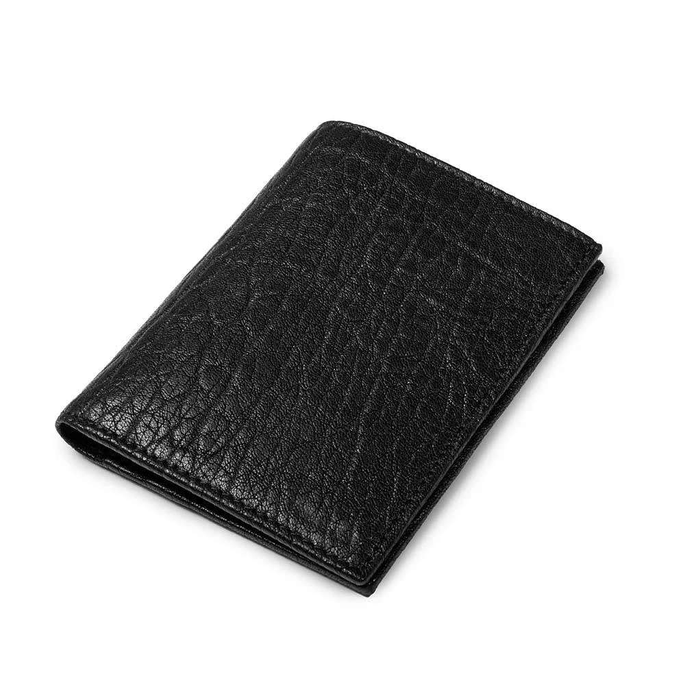 Leder Brieftasche Schwarz 8 Karten