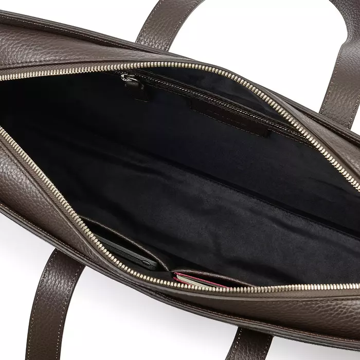 Leder Aktentasche Edge Adri in Dunkelbraun - 2