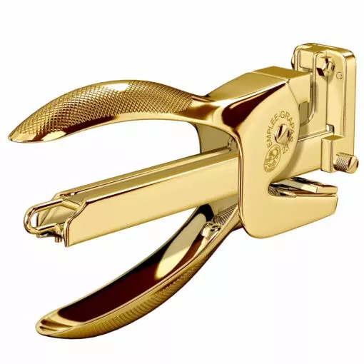 el_casco_heftzange_m85_vergoldet_1.webp El Casco Plier Stapler M85, gold-plated